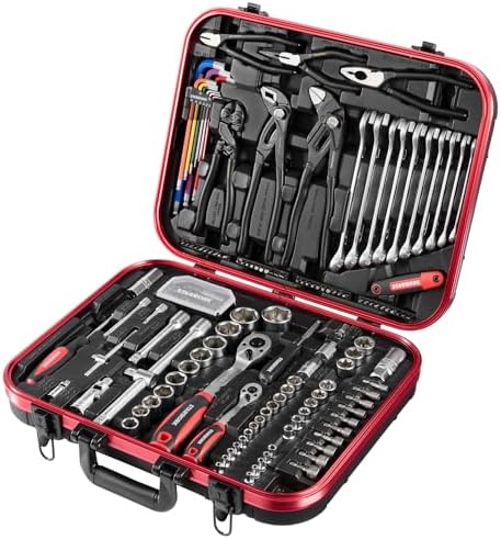 STARWORK TRUE MECHANIC™ 169-Piece Mechanics Tool Set, Professiona...