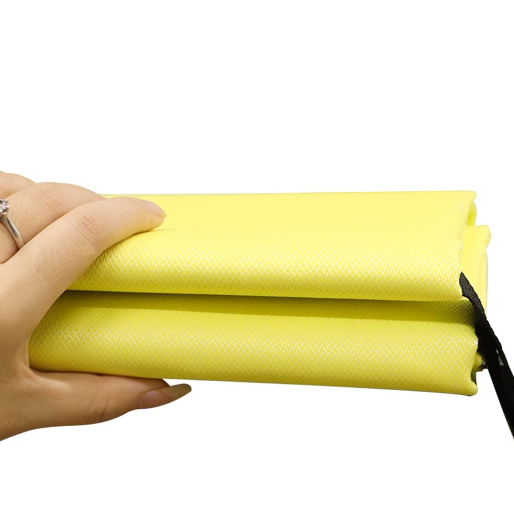 Mantas ignífugas Manta Ignífuga De Silicona Auto-Luminosa, Manta Ignífuga De Alta Tecnología, Mantas De Emergencia De Cocina, 2 Especificaciones (Color : Yellow, Size : 59 * 59inches)
