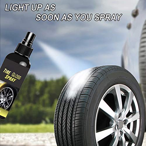 ERTYUI Autoband Gloss Spray Auto Wax Poolse Spray Alle Automotive Tire Shine Plastic Restorer Retreading Agent - Image 4