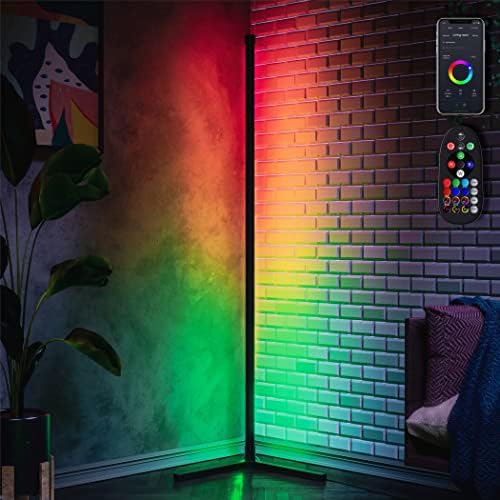 Nook Lamp RGB 60” Tall Lamp Nook Flooring Lamp wth Bluetooth App Nook Gentle Shade Altering Lamp RGB Flooring Lamp LED Lamps Nook LED Gentle