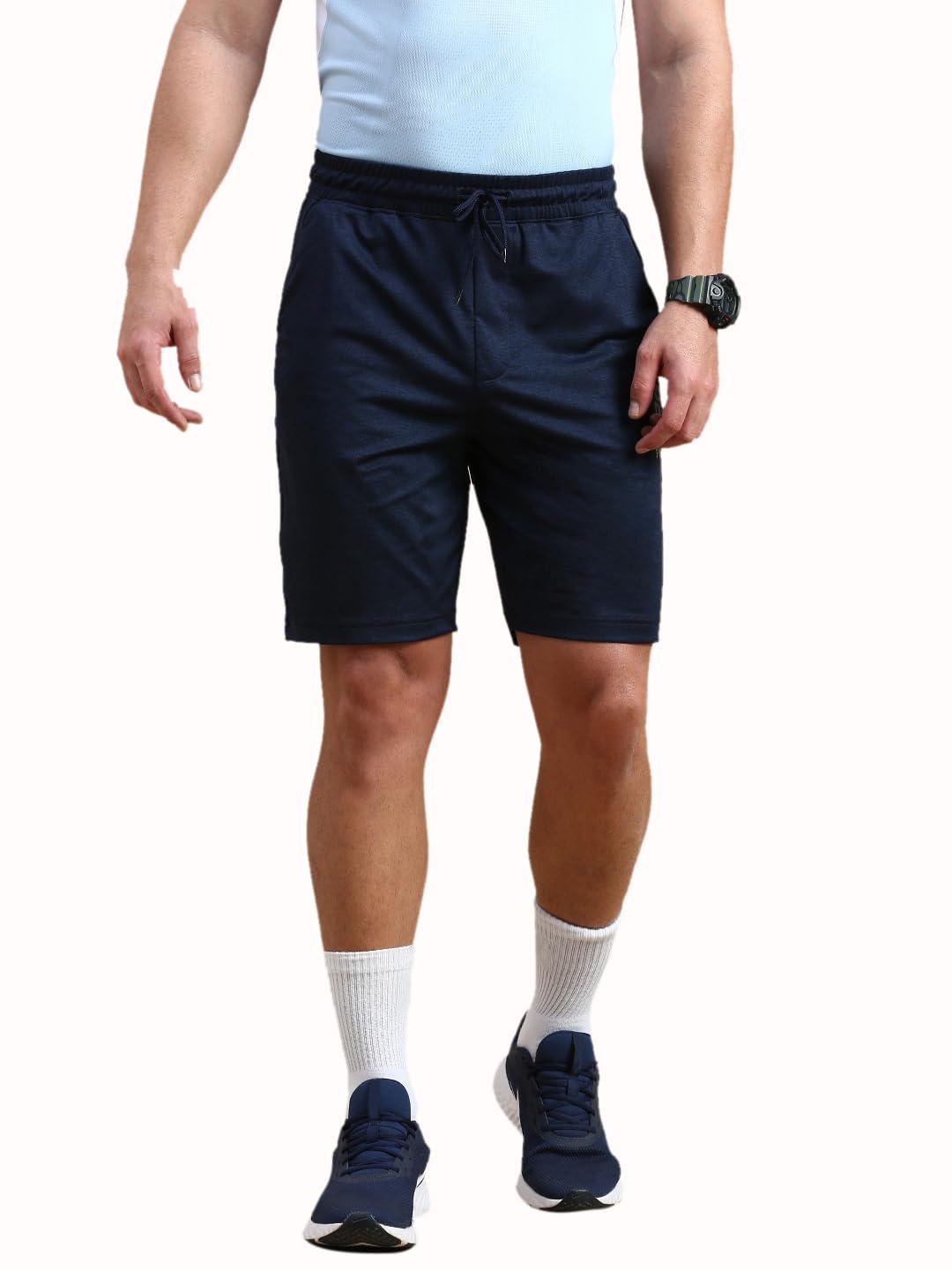 Mens Polyester Slim Fit Active Wear Shorts-image-41