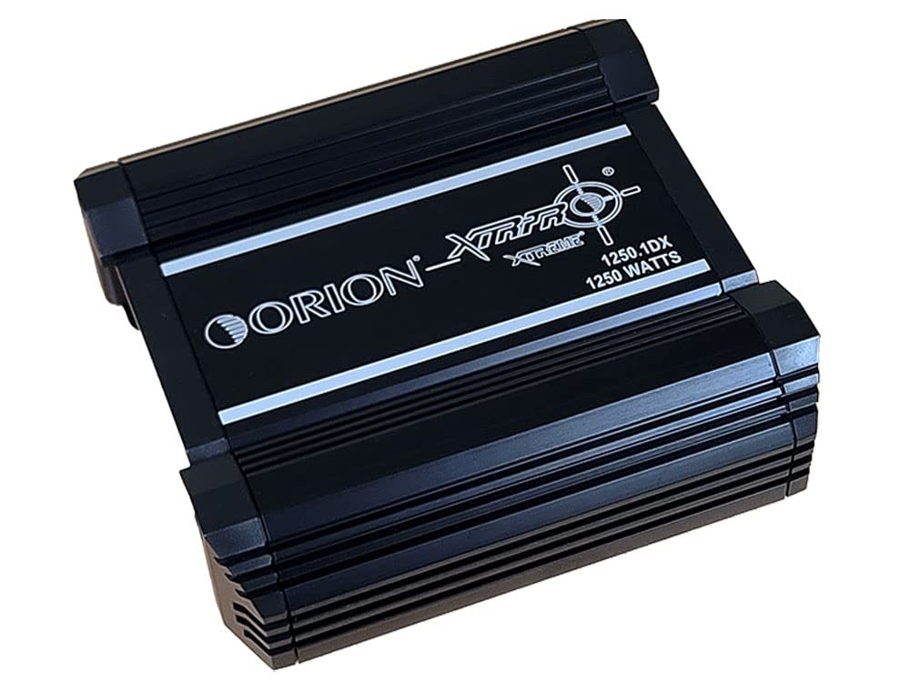 Orion XTR PRO 1250.1DX Amplifier Serie Class D-Mono Channel 1250 Watts RMS 1 Ohm W/X-Over, 100% Made in Korea car Audio amp