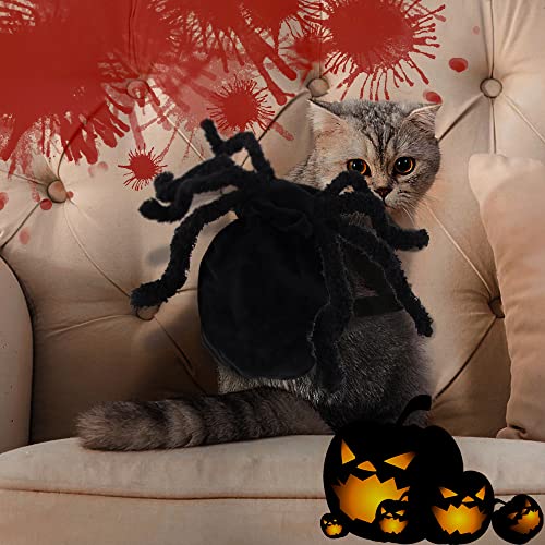 ZoneYan Katzen Klamotten Halloween: Fledermaus Flügel Kostüm für Katzen und Hunde