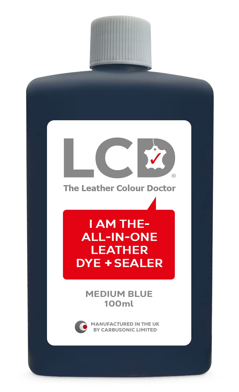 LCD All-in-One Leather dye & Sealer - Repair & Restore Paint, Permanent Colour for Sofas, Shoes, Handbags, Clothing, self Sealing 100ml by The Leather Colour Doctor (Grey) — view 19