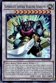 YU-GI-OH! - Superheavy Samurai Warlord Susanowo (SECE-EN048) - Secrets of Eternity - 1st Edition - Super Rare