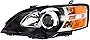 For Subaru Legacy Headlight Lamp 2005 Halogen Black Trim Driver Left Side