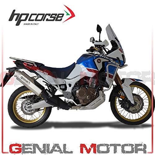 HO4TR1022T-AB Tubo De Escape Hp Corse 4Track Titan Crf 1000 L Africa Twin 2017 17