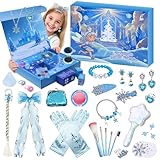 Irich Calendario de Avento 2025 para niñas calendario de cuenta regresiva de Avento de Navidad con 24 días sorpresas juguetes de joyería de bricolaje