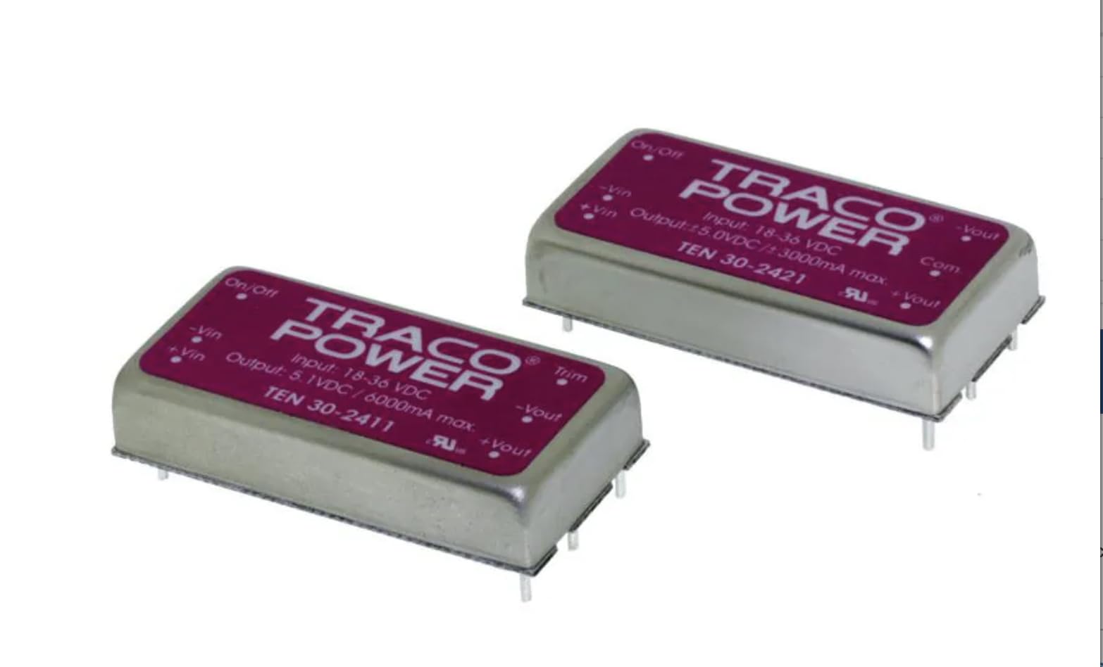 Ten 30-1213,Isolated DC/DC Converters - Through Hole Product Type: DC/DC; Package Style: 2