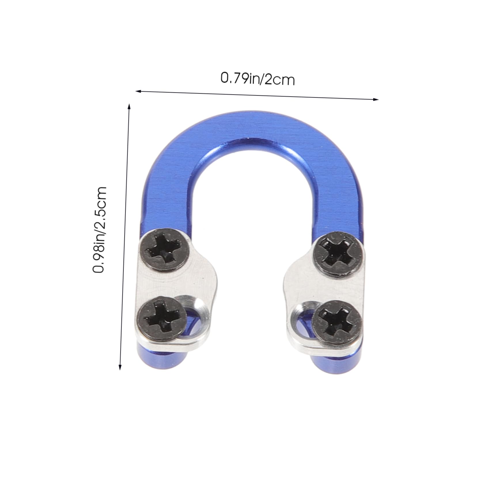 Parliky Sturdy Aluminum Bowstring Buckle Equipment U-Shape Loop Bow Composite Pulley Metal u Shape Ring