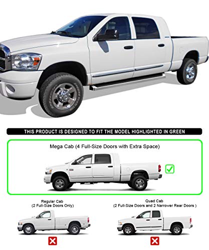 Estribos APS Premium 6 pulg Dodge Ram 06-08 miniatura 2
