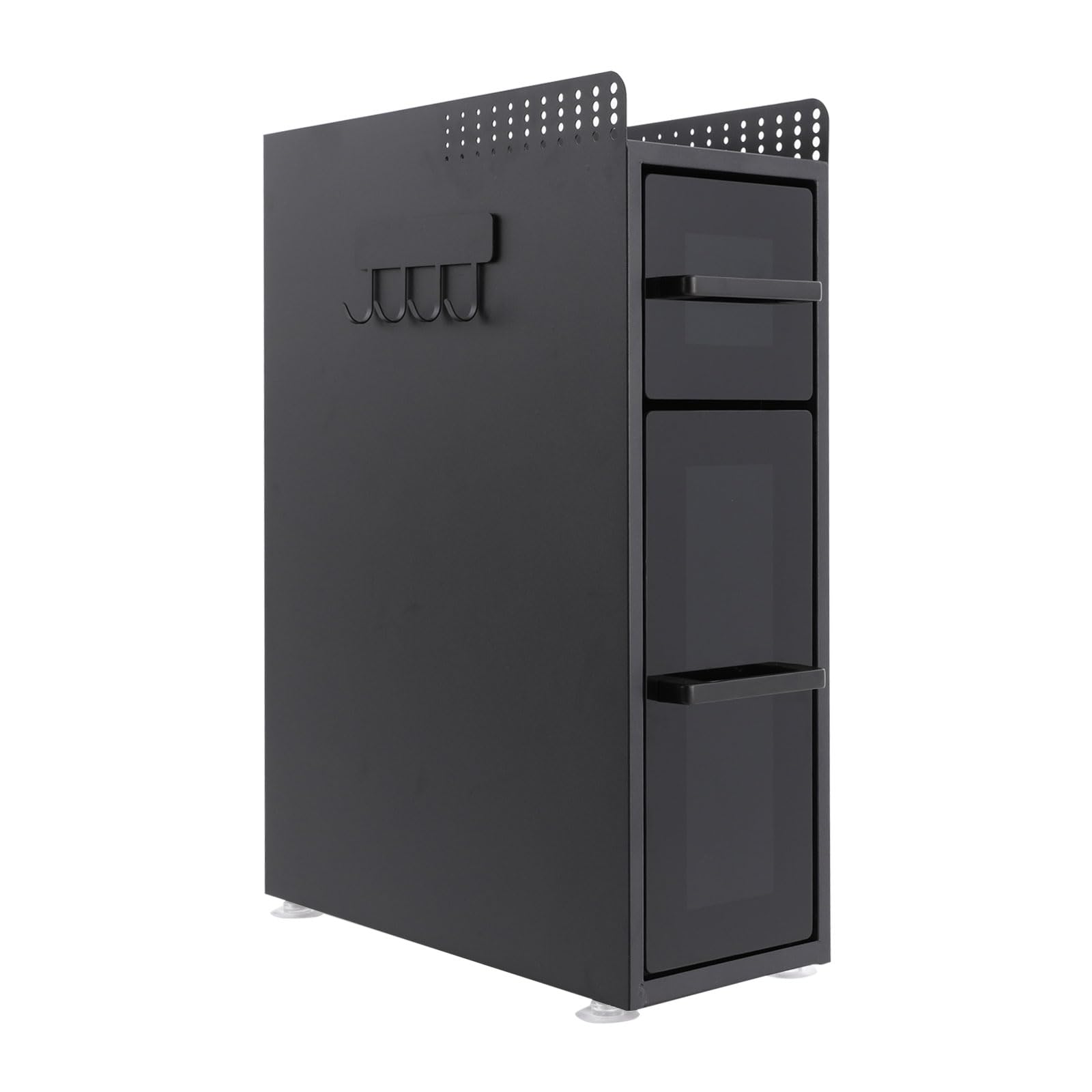 Scaffale per spezie a 3 ripiani, allungabile, portaspezie, da cucina, per piano di lavoro da cucina, portaspezie da cucina, per armadietti, cucina, con cassetto