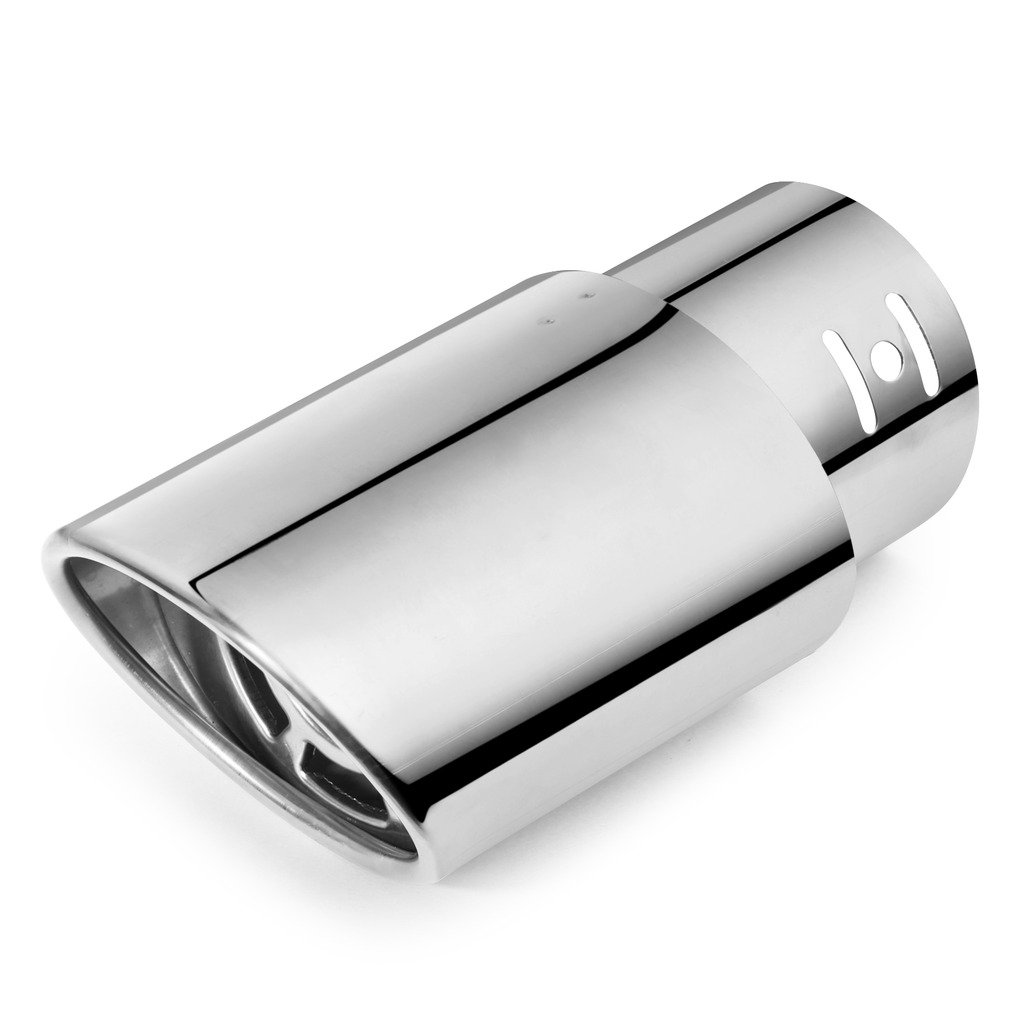 Speedwav A142 Turbine Oval Car Exhaust Silencer Tip Chrome-Hyundai i20 Elite-image-31