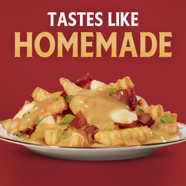 Image of Heinz HomeStyle Turkey Gravy, Classic Savory Flavor, Meal Enhancer No Artificial Preservatives Thick Creamy Texture for Mashed Potatoes Meat, 18 Ounce (Pack of 12)