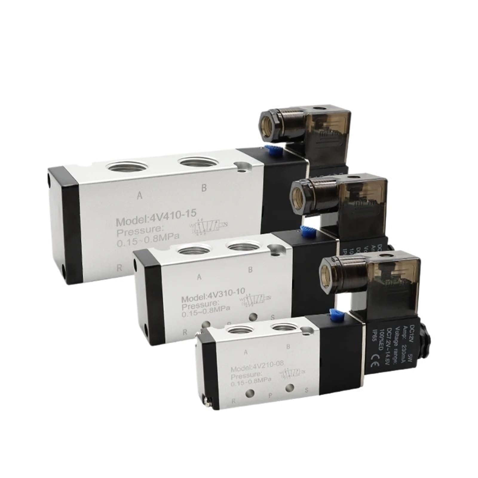 Électrovanne pneumatique 4V410-15 AC110V 5 voies 2 positions