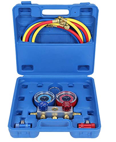 JOMAFA MANOMETRO PARA AIRE ACONDICIONADO R1234YF MEDIDOR DE GASES DE AIRE AC