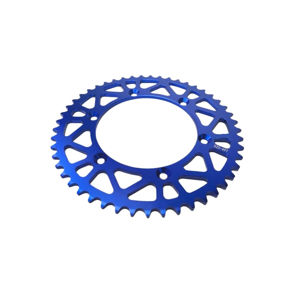 Pignon arrière de moto 520-49T, chaîne arrière, plaque en aluminium, Compatible avec SE SEF 125 250 300 450 500