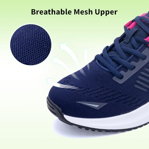 Image of RomenSi Womens Arch Support Walking Shoes Orthotic Fashion Sneakers Tennis Shoes for Plantar Fasciitis Pain Relief US 5.5-11