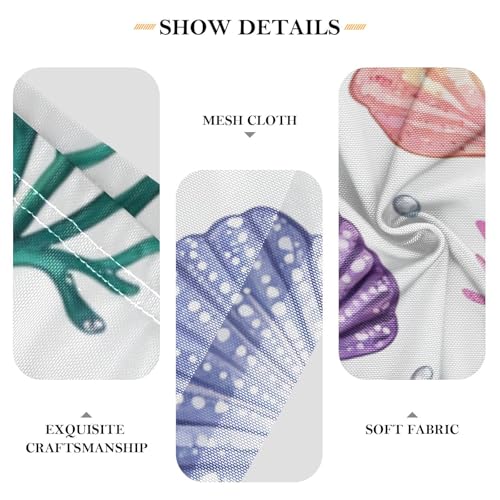 Cute Scallop Womens Boob Tube Top Comfy See Through Crop Top Shirt Crop Top for Summer Club4