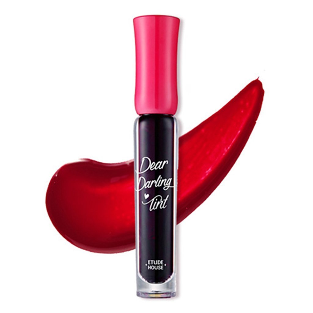HOUSE Dear Darling Water Gel Tint 4.5g RD302 Dracula Red - Long Lasting Vivid Lip Color, Mineral and vitamin Extract Makes Lips Moist and Fresh
