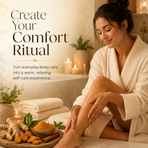 Image of AROMATICO Muscle Comfort Massage Oil | Helps with Muscle Relaxation & Pain Relief | Professional Grade Refill Pack for Spa & Salon Use - 1000ml (1L Bulk)