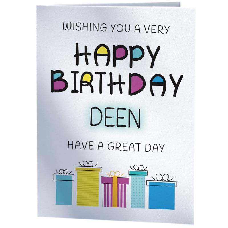 Happy Birthday Deen - Birthday Card For Deen