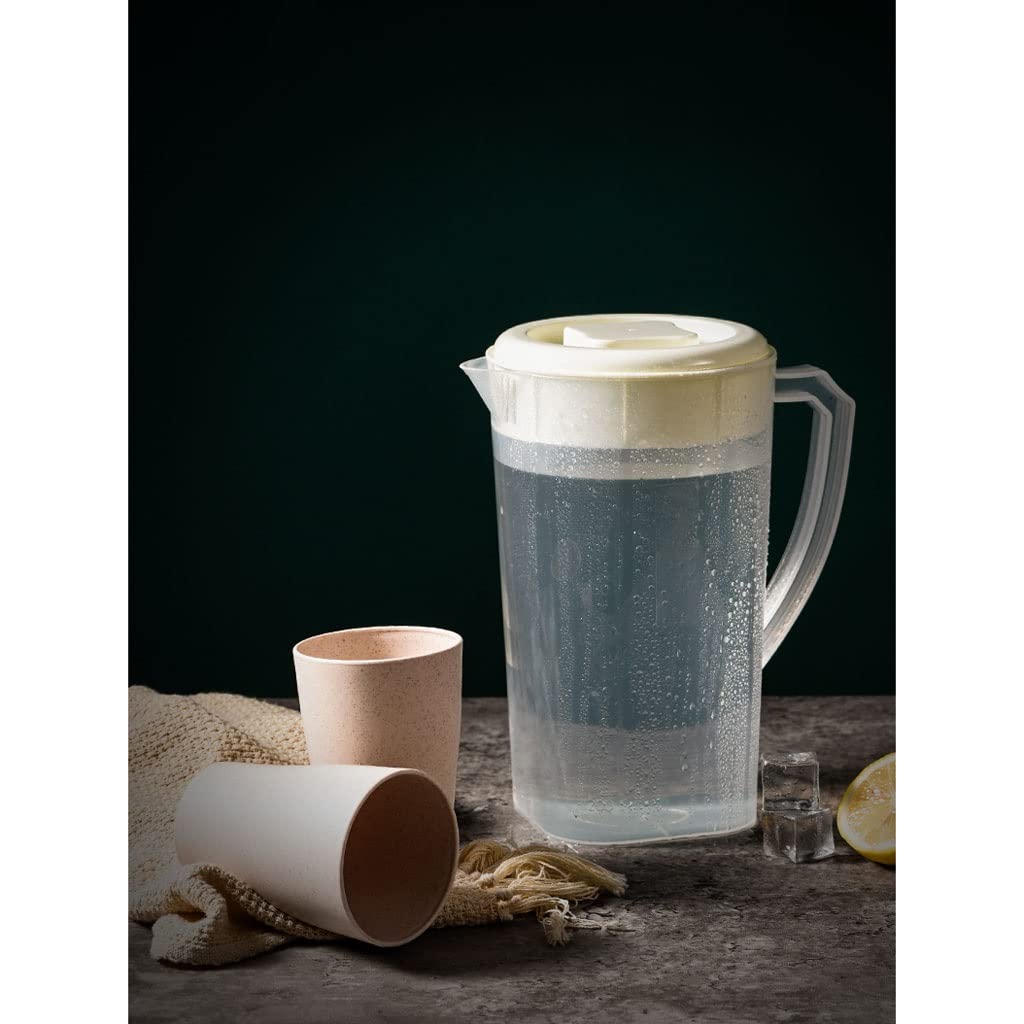 Jarras Jarras de bebidas Hervidor de agua frío Jarros de bebidas Hombres Herbal Tetera Tetera de hielo de gran capacidad Adecuado for té helado Soda Limonada Jugo Familia Jarra de Agua de Jarra de Jug