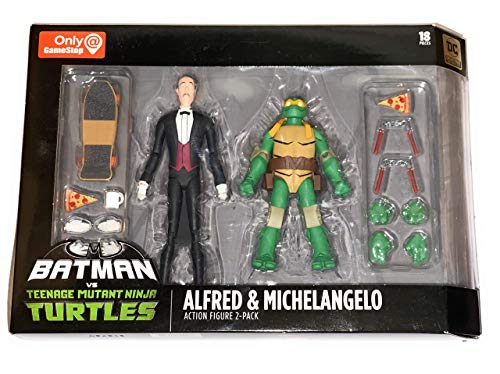DC Collectibles Batman VS TMNT - Alfred & Michelangelo