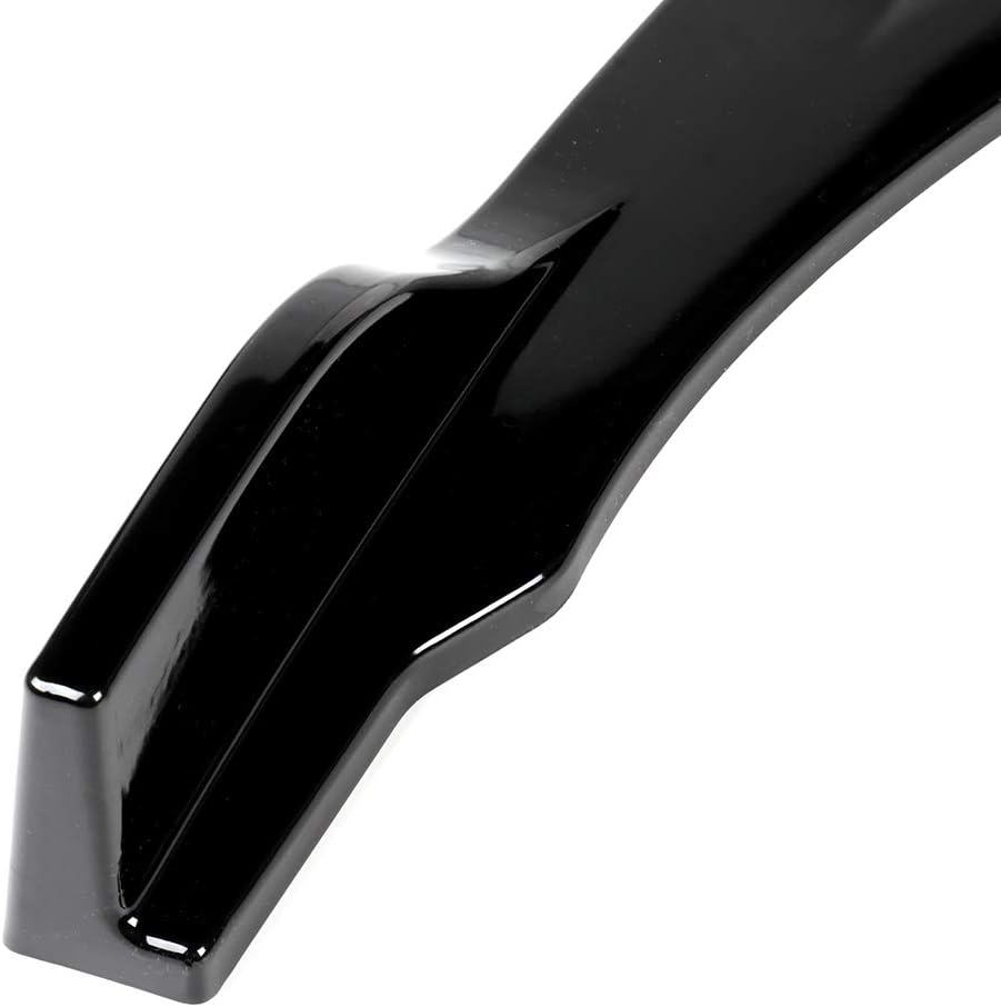 Front Lip Body Kit ABS Fits for 2018-2020 For Toyota For Camry Front Bumper Lip Chin Splitter Spoiler Glossy Black Air Dam