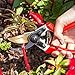 Haus & Garten EnduroPRO Ergonomic Bypass Pruners - Professional Titanium Garden Shears - Heavy Duty Hand Pruning Scissor, Tree Trimmer, Gardening Tool, Branch, Hedge, Rose, Shrub & Bush Clippers