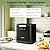 COSTWAY 4L Electric Composter for Kitchen, Smart Waste Dispenser Countertop Compost Machine w/Replaceable Filters, Auto-Cleaning, LED Display, Indoor Compost Bin, Turn Food Waste to Dry Fertilizer