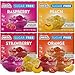 Simply Delish Sugar-Free Gluten-Free Natural Jel Dessert 4 Flavor Variety Bundle, (1) Each: Raspberry, Peach, Strawberry, and Orange (.7 Ounces)