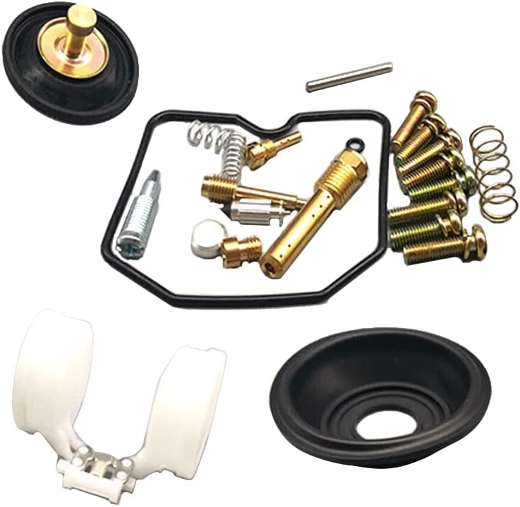 1Set Carburetor Repair Kit Diaphragm Float Compatible for Kawasaki KL650 KLR650 1987-2005