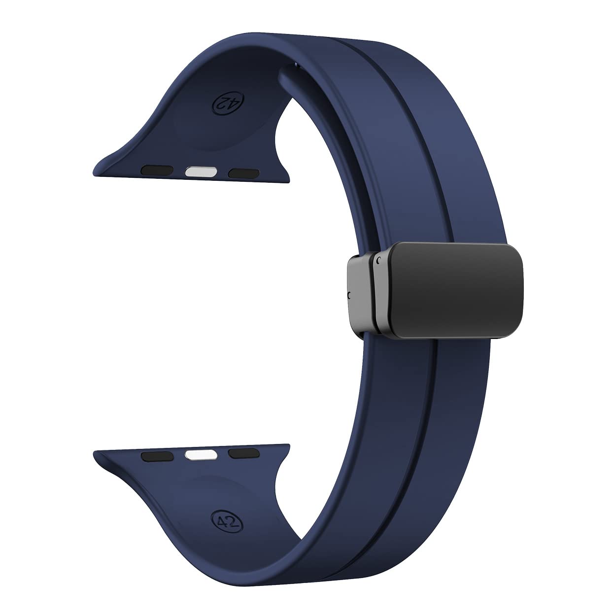 Meyaar Compatible with Apple Watch Straps 49mm 45mm 44mm 42mm for Women Men, Soft Silicone Magnetic Buckle Sport Bands for iWatch Series 9 8 7 6 5 SE/SE2 4 3 2 1 Ultra/Ultra 2 (Blue) (B0C6WBVX7V) Amazon Price History, Amazon Price Tracker