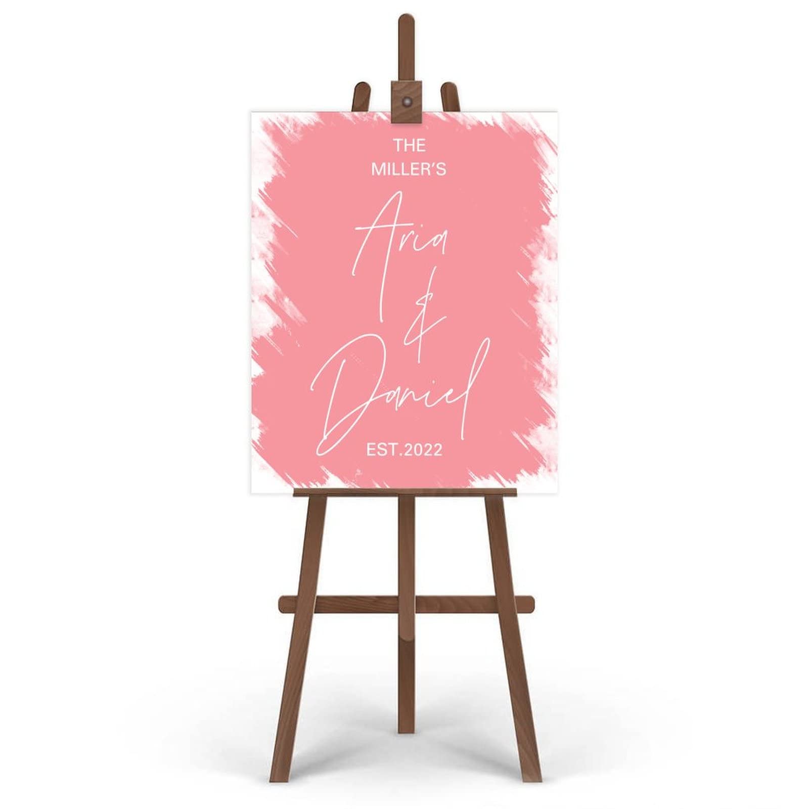 Letrero de boda personalizado personalizado para cualquier fecha, despedida de soltera, decoración rústica de boda, perfecto para despedidas de soltera, bodas, eventos especiales de 20 x 30 pulgadas