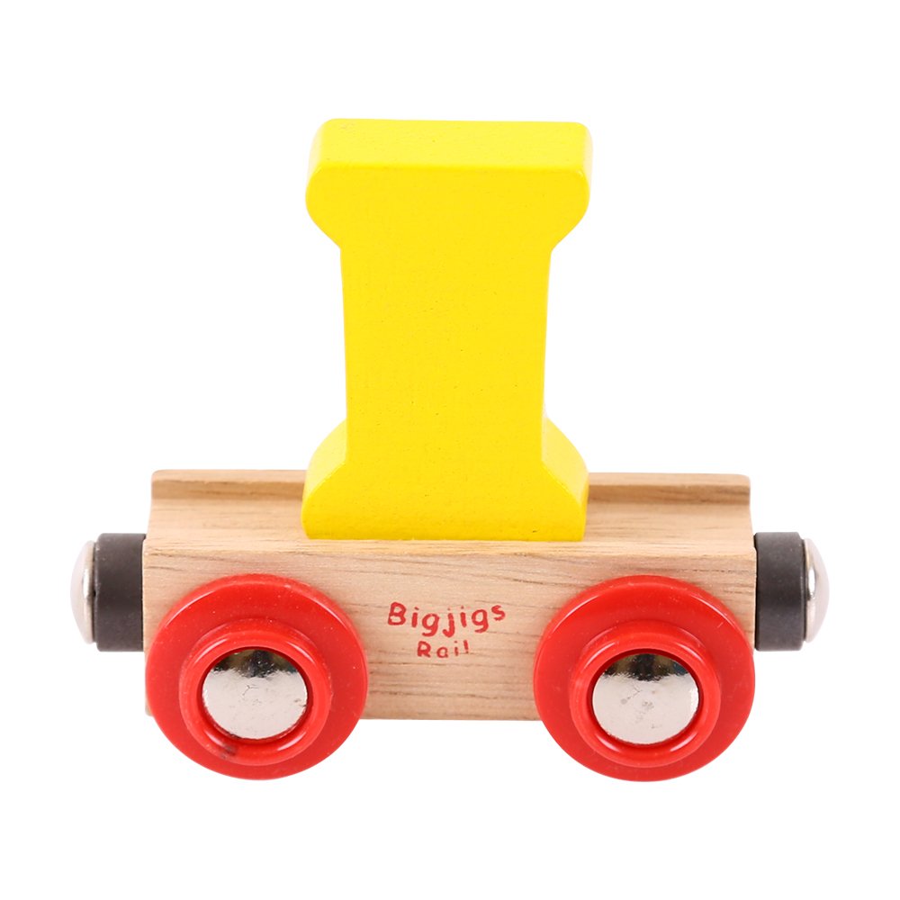 Bigjigs Rail Rail Name Letter I (Yellow) — image 1