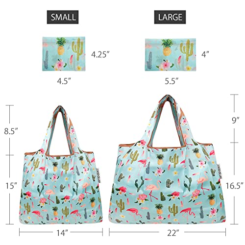 Image of allydrew Large Foldable Tote Nylon Reusable Grocery Bag