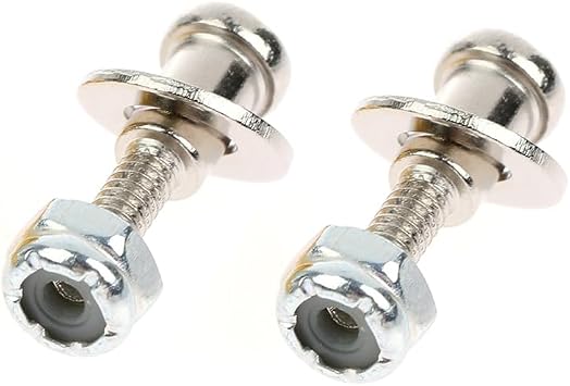 2 Pack Hair Clippers Adjusting Lever Mounting Screw and Nuts Adjustable Rod Toggle Power Switch Replacement Dial Button Mount Screws for Clipper Magic Clip WAHL 8148 8504 8591 1919 Repair