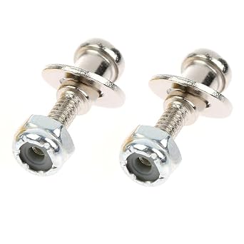 2 Pack Adjustable Lever Mounting Screws and Nuts Adjustable Rod Toggle Power Switch Replacement Dial Button Mount Screws for Clipper Magic Clip WAHL 8148 8504 8591 1919 Repair