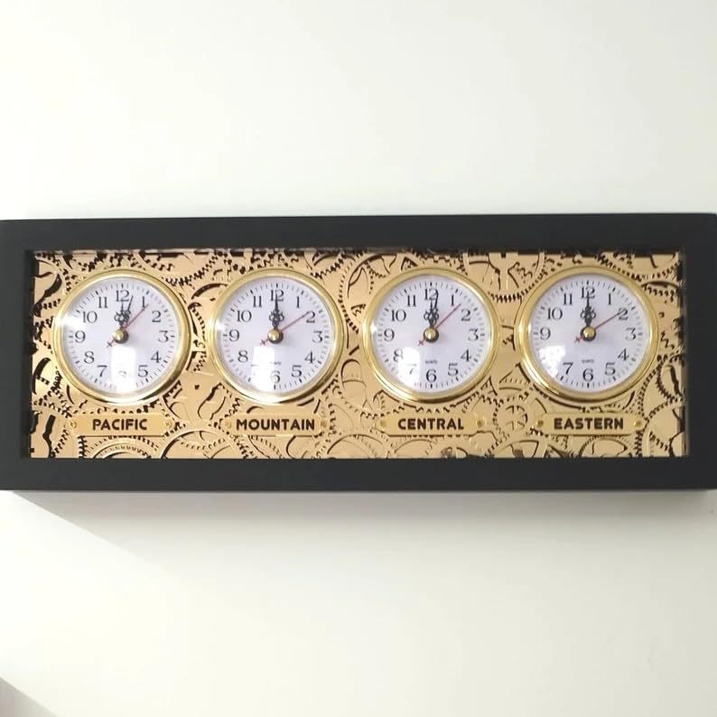 Amazon.com: Multi Zone Clock, 4 Zone Clock, Wall Clock : Home