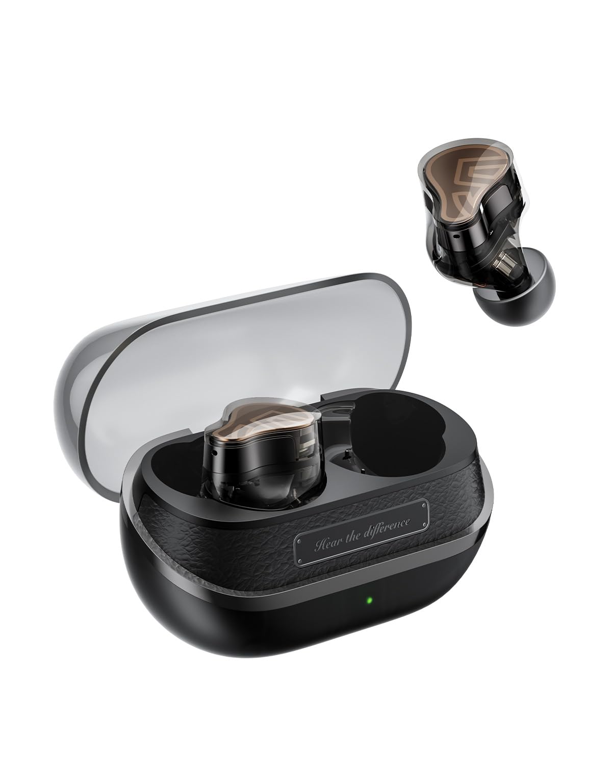 SoundPEATS H3 In-Ear Kopfhörer mit -55 dB Hybrid ANC, Titaniumschwarz | 12mm Hybrid Treiber, aptX Lossless LDAC Hi-Res, 37 Std. Gesamtakku, Schnellladung, 3MIC AI ENC, IPX5, BT5.4, Spielmodus