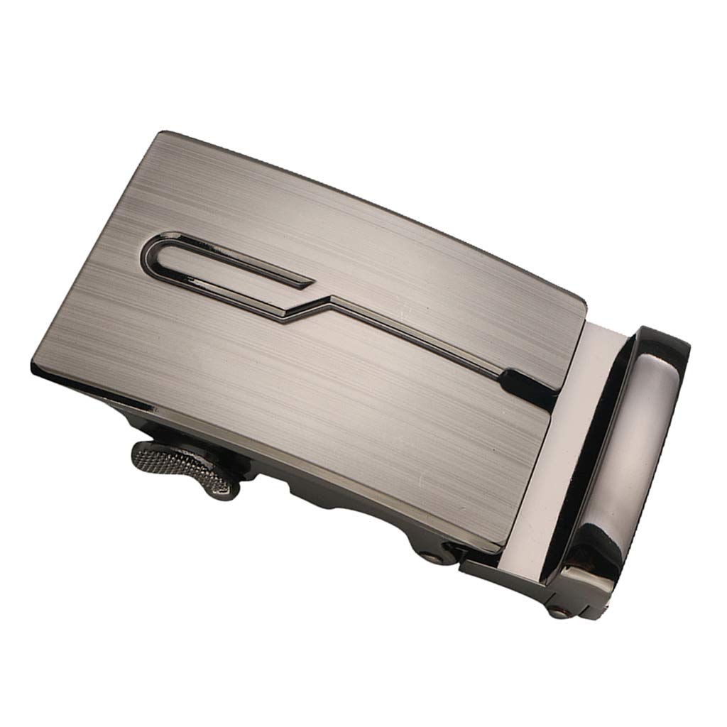 Hebilla de cinturón de trinquete para hombre, hebilla deslizante automática para correa de cinturón de 35 mm 1