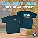 Old Guys Rule Men's Waves T-Shirt (Large) Harbor Blue