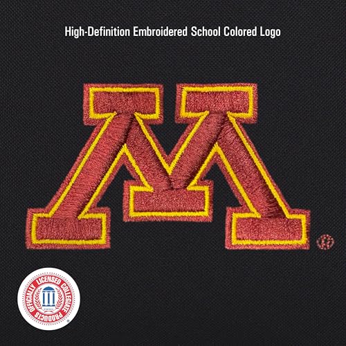 Image of JanSport NCAA Officially Licensed Backpack, Minnesota Golden Gophers, Superbreak Plus with Padded 15'' Laptop Sleeve, Spacious Computer Bag for Men & Women, Durable Daypack with Bottle Pocket, Black