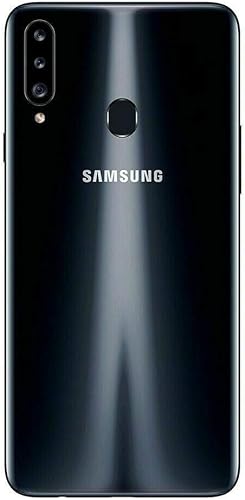 Samsung Galaxy A20 versión estadounidense desbloqueada de fábrica 32 GB de memoria, 6.4 pulgadas GSM y CDMA compatible, negro (renovado)