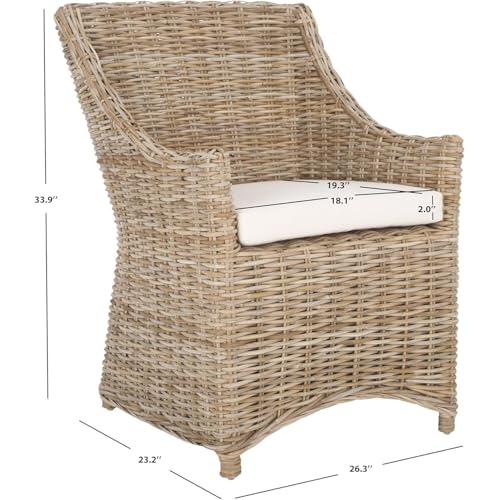 Sillón de Madera Maciza con Brazos Esculpidos miniatura 3