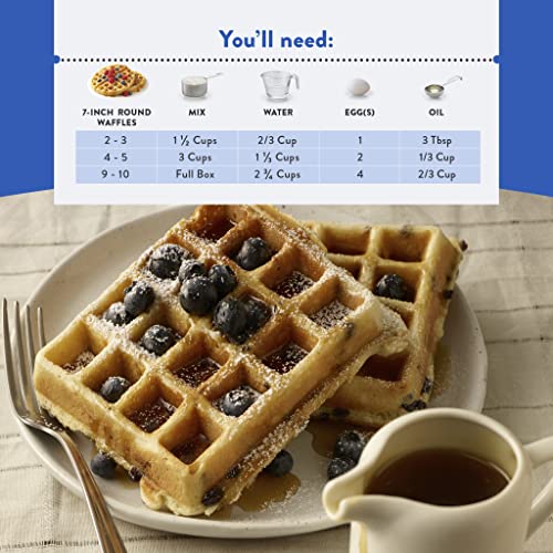 Krusteaz Light & Crispy Belgian Waffle Mix, No Artificial Flavors