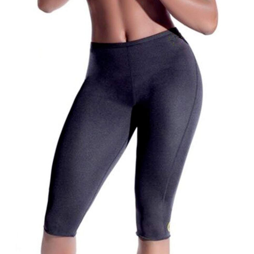Short de Sauna mi-Long en néoprène pour Femme - Pantalon Amincissant pour Perte de Poids