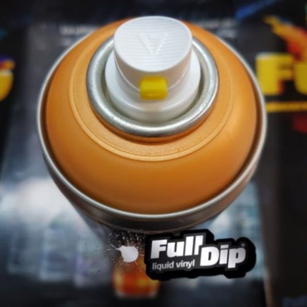 AutoFullCar Pack Sprays Full Dip Candy arancione lucido con base nera