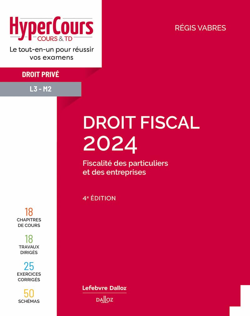 Droit fiscal 2024. 4e éd.